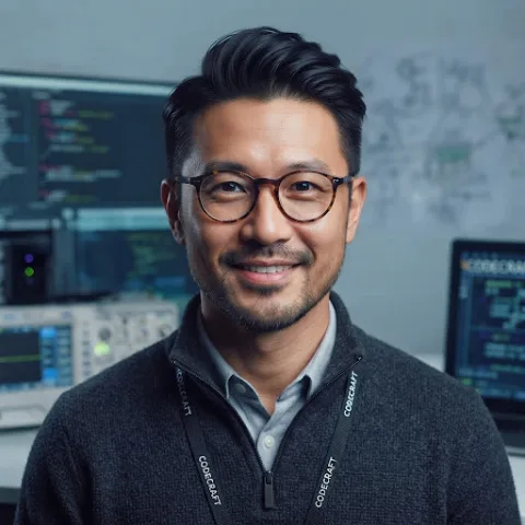Portrait illustration of Kenji
